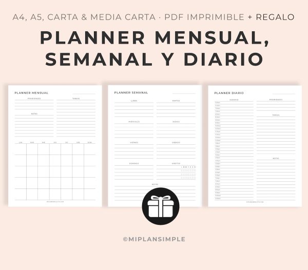 Plantillas Bullet Journal Pdf, Plantillas Imprimibles Para Bullet ...