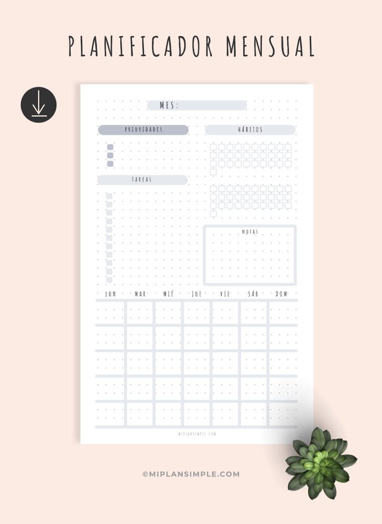 Plantillas Bullet Journal Pdf, Plantillas Imprimibles Para Bullet ...